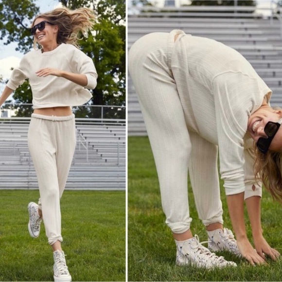 aerie Pants - Aerie knit drawstring sweatpant Joggers